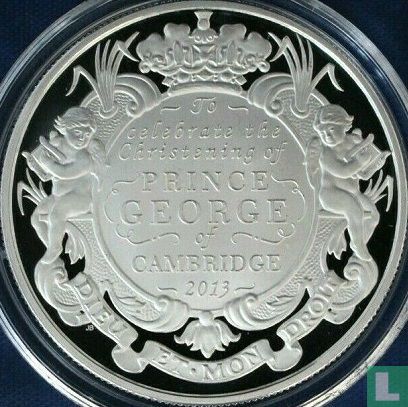 United Kingdom 5 pounds 2013 (PROOF) "Christening of Prince George of Cambridge" - Image 1