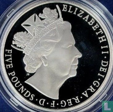 United Kingdom 5 pounds 2015 (PROOF) "Queen Elizabeth II - The longest Reigning Monarch" - Image 2