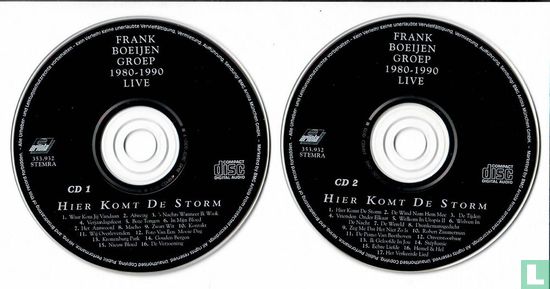 Frank Boeijen Groep 1980-1990 Live - Hier komt de storm - Afbeelding 3