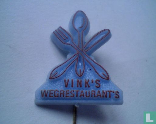 Vink's wegrestaurant's [rood op blauw]