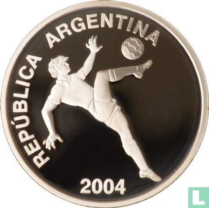 Argentinien 5 Peso 2004 (PP) "2006 Football World Cup in Germany" - Bild 1