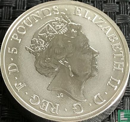 Verenigd Koninkrijk 5 pounds 2018 "Unicorn of Scotland" - Afbeelding 2