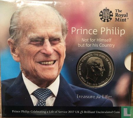 Verenigd Koninkrijk 5 pounds 2017 (folder) "Prince Philip" - Afbeelding 1