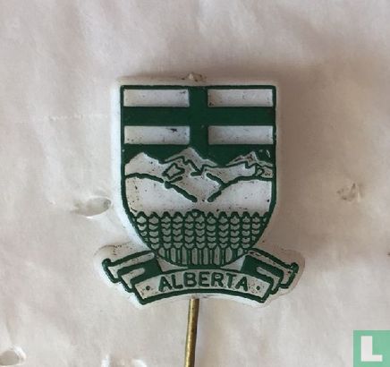 Alberta [vert sur blanc]