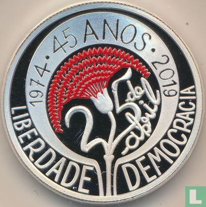 Portugal 5 euro 2019 (PROOF) "45th anniversary of the Carnation Revolution" - Image 1