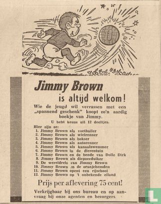 Jimmy Brown is altijd welkom!