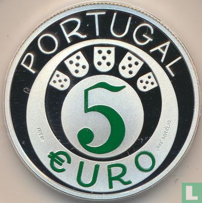 Portugal 5 euro 2019 (PROOF) "45th anniversary of the Carnation Revolution" - Afbeelding 2