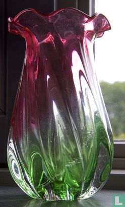 pomp Bij Minimaliseren Vintage Murano Glass Vase (1955) - Murano - LastDodo