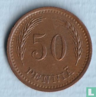 Finland 50 penniä 1941 (Part of Upper Arm) - Image 2