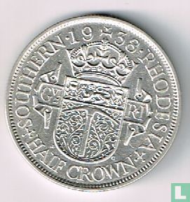 Zuid-Rhodesië ½ crown 1938 - Afbeelding 1