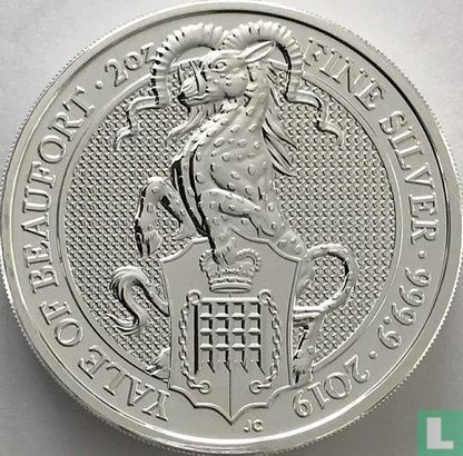 United Kingdom 5 pounds 2019 (silver) "Yale of Beaufort" - Image 1