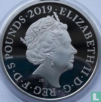 Verenigd Koninkrijk 5 pounds 2019 (PROOF - zilver) "200th anniversary Birth of Queen Victoria" - Afbeelding 1