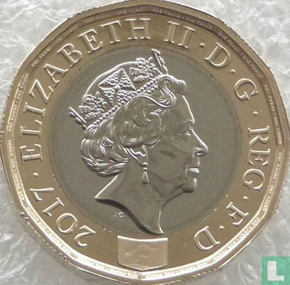 Verenigd Koninkrijk 1 pound 2017 - Afbeelding 1