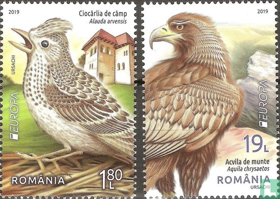 Europa - Nationale vogels  