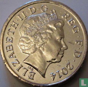 Verenigd Koninkrijk 1 pound 2014 - Afbeelding 1