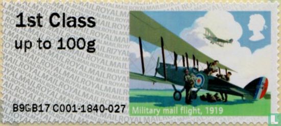First Military Mail Flight