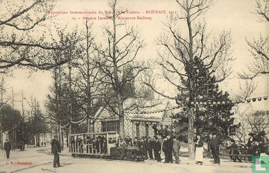 Exposition Internationale du Nord de la France. - Roubaix 1911. 19.-Avenue Jussieu. Miniature Railway - Afbeelding 1
