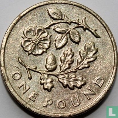 Verenigd Koninkrijk 1 pound 2013 "Floral emblems of England" - Afbeelding 2