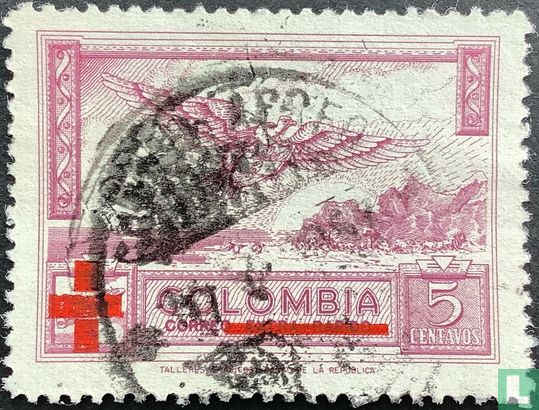 Condor with overprinted Red Cross