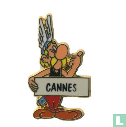 Asterix liftend naar Cannes