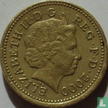 United Kingdom 1 pound 2000 "Welsh Dragon" - Image 1