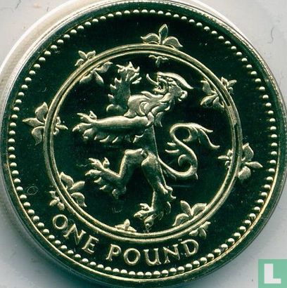 United Kingdom 1 pound 1999 "Scottish lion" - Image 2
