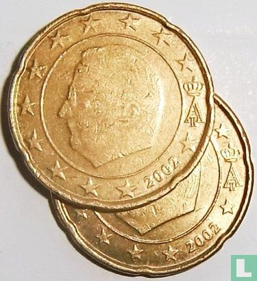 Belgium 20 cent 2002 (small stars) - Image 3