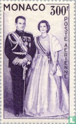 Prins Reinier III en prinses Grace