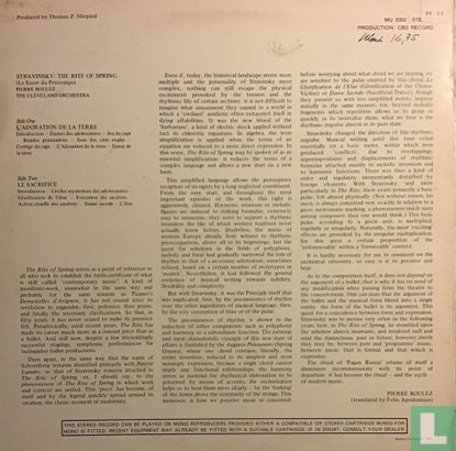 Boulez dirigerer Stravinsky's Le Sacre du Printemps - Afbeelding 2