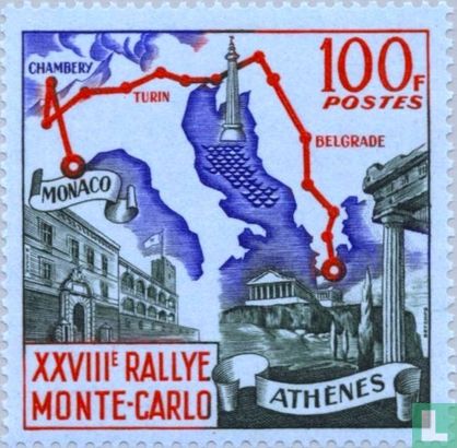 Route Map from Athens