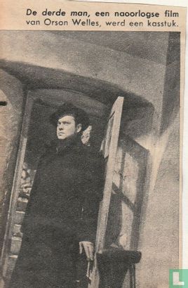 De derde man, een naoorlogse film van Orson Welles, werd een kasstuk