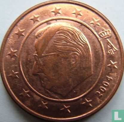 Belgium 2 cent 2004 (misstrike) - Image 1