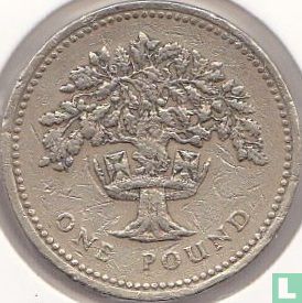 United Kingdom 1 pound 1987 "English oak" - Image 2