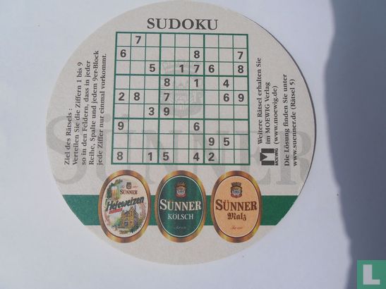 5 Sünner Sudoku - Afbeelding 1