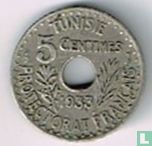 Tunesië 5 centimes 1933 (AH1352) - Afbeelding 1