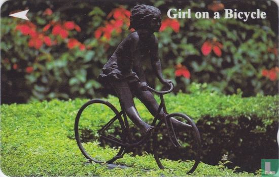 Girl on a Bicycle - Image 1