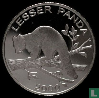 Laos 500 Kip 2000 (PP) "Lesser panda" - Bild 1