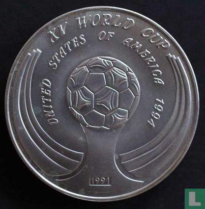 Laos 50 kip 1991 "1994 Football World Cup in United States" - Afbeelding 1