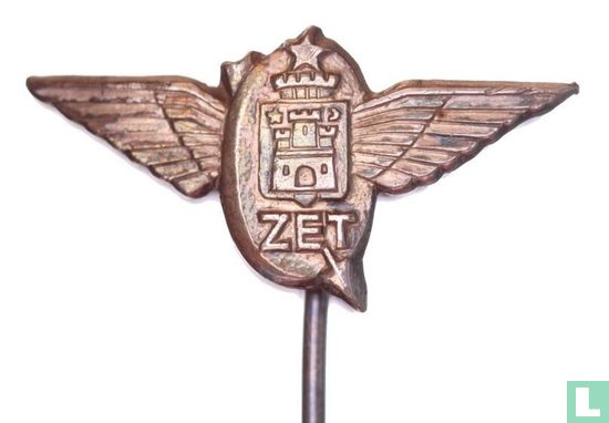 Zagreb, Croatia - Yugoslavia  ZET Transportation Pin - Image 1