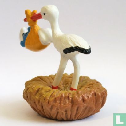 Stork with Baby Smurf - Image 2