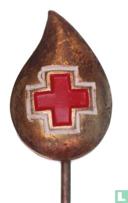 Croatia - Yugoslavia  Red Cross Blood Donation Pin - Image 1