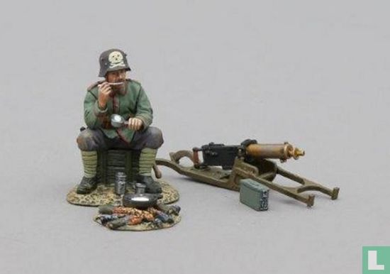 WWI Breakfast Club--single Geman figure with Maxim machine gun - Afbeelding 1