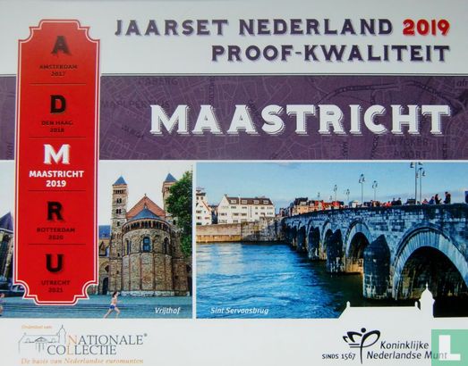 Netherlands mint set 2019 (PROOF) "Nationale Collectie - Maastricht" - Image 1