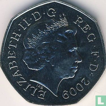 Verenigd Koninkrijk 50 pence 2009 "2012 London Olympics - Athletics" - Afbeelding 1