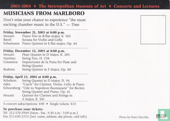 The Metropolitan Museum of Art - Musicians From Marlboro - Image 2