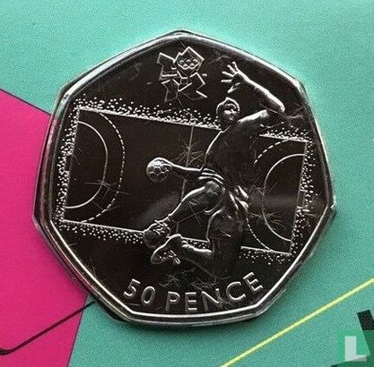 Verenigd Koninkrijk 50 pence 2011 (coincard) "2012 London Olympics - Handball" - Afbeelding 3