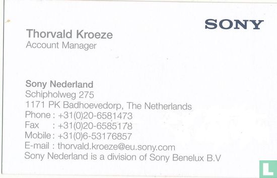 Sony Nederland