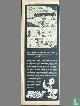 Dit is maar één van de 24 kostelijke bladzijden, waarop "Donald Duck" u wekelijks tracteert!
