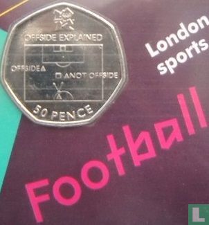 Verenigd Koninkrijk 50 pence 2011 (coincard) "2012 London Olympics - Football" - Afbeelding 3