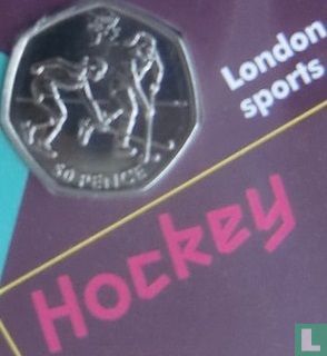 Verenigd Koninkrijk 50 pence 2011 (coincard) "2012 London Olympics - Hockey" - Afbeelding 3
